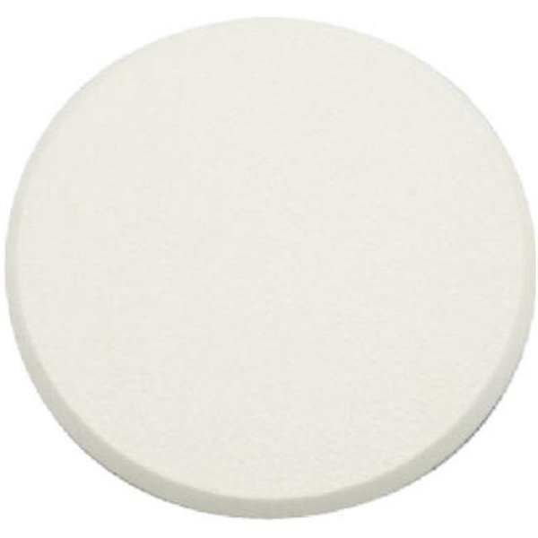 Prime-Line Prime Line SCU 9244 5 in. White Textured Round Rigid Vinyl Wall Protector Bumper; Pack Of 12 649333